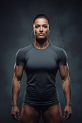 Perfect 10 Woman Grey T-Shirt